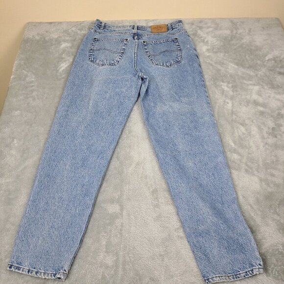 Vintage Structure Men's‎ Light Wash Denim Jeans Tag 36R 36x32 Made In USA - Picture 9 of 12